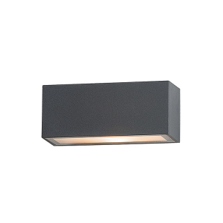 Applique Murale Extérieure Pour Ampoule LED E27 IP44 Graphite ZAMBELIS