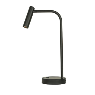 Lampe à Poser LED D120 2,5W Noir Mat ZAMBELIS