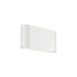 Applique Murale Extérieure LED 2x3W Direct/Indirect IP65 Blanc Sablé ZAMBELIS E238-W