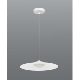 Suspension Luminaire LED ZAMBELIS D350 10W Blanc Mat