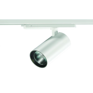 Spot Sur Rail LED 3 Allumages D70 20W 4000K Blanc Sablé ZAMBELIS